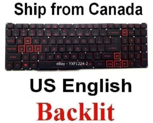 Keyboard for Acer Nitro 5 AN515-57-50SE AN515-57-51KV AN515-57-573G N20C1 - US - Bild 1 von 1