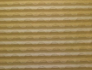 CRYPTON PATHWAY WALNUT BROWN WAVY STRIPES WORRY FREE JACQUARD FABRIC BY THE YARD - Foto 1 di 5