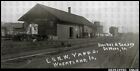 Chicago and North Western Railroad CNW C&amp;NW Depot Train Station Wheatland Iowa