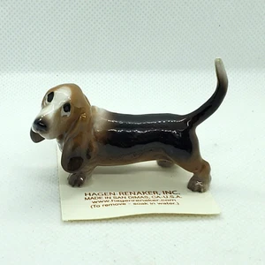 Hagen Renaker Papa basset hound dog figurine hunter NEW - Picture 1 of 5