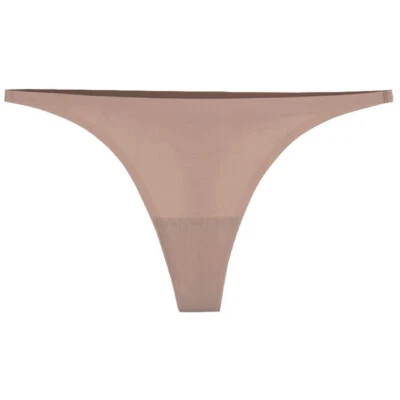 Sexy Mujer Hielo Sedoso Sin Costuras Bragas Lencería Bikini Tanga Tanga Ropa Interior Foto 1 de 4