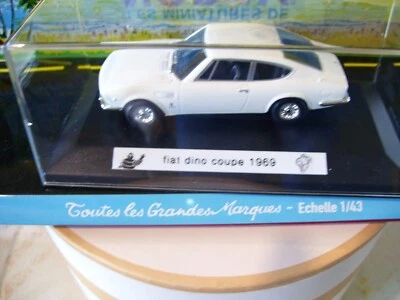 Fiat Dino Coupe BLANC  DIE CAST 1969 BOITE 1/43 - Photo 1/4