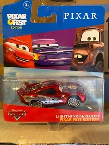 Disney Pixar Cars Pixar Fest Motorama Saetta Mcqueen Mattel scala 1,55 nuovo con scatola - Foto 1 di 2