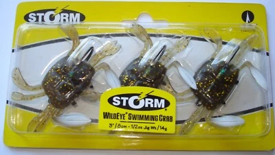 Storm WildEye Swimming Crab 8cm. 14gr.Gummifisch, Swimbait, Hechtköder, Angeln - Bild 1 von 4
