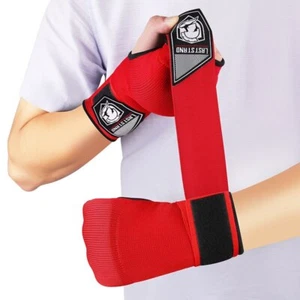 Fast MMA Sanda Boxeo Muay Thai Envolturas para Manos Entrenamiento Vendajes Guantes Dedos Abiertos - Imagen 1 de 22