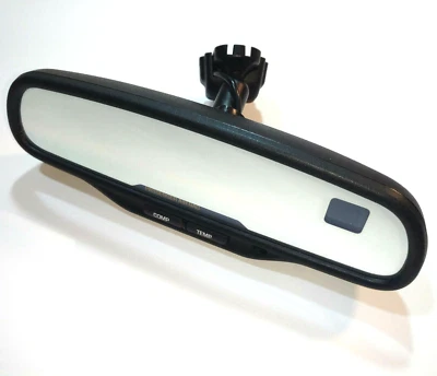 2003-2006 Silverado Sierra Tahoe Yukon Rear View Mirror Compass Temp Auto Dim  - Image 1 of 4