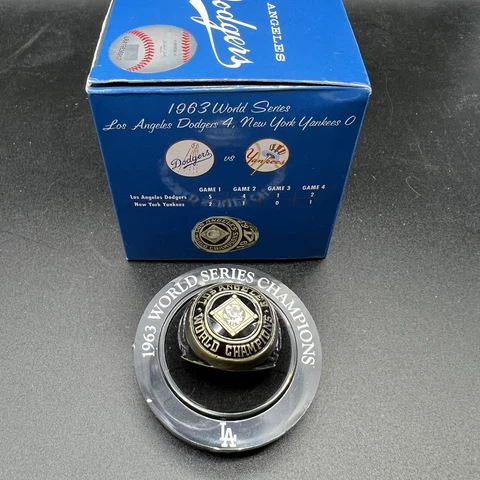 1963 LA Dodgers World Series Champions SGA Replica Ring Cover