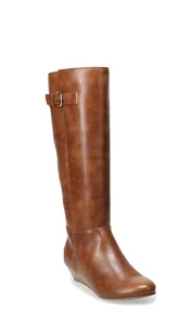 SO Damen Kniehohe Stiefel Farbe Cognac mehrere Größen - Bild 1 von 9