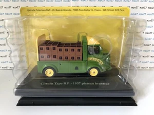 VOITURE CITROEN TYPE HP PLATEAU BRASSEUR 1957 1/43 HACHETTE EN BLISTER - Bild 1 von 1