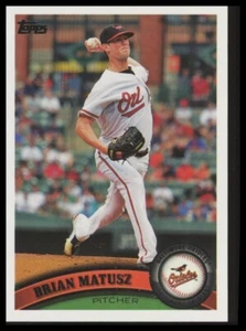 2011 Topps Baltimore Orioles #BAL3 Brian Matusz Baltimore Orioles - Imagen 1 de 1