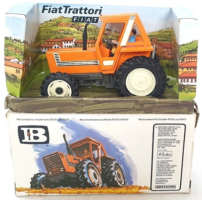 Britains Farm 1:32 Fiat 880 DT Tractor (Orange) Mint! 9528 in NM Straw Box MB`79 - Image 1 of 4