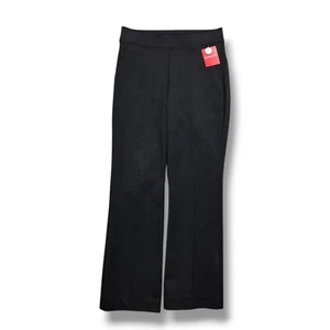 Spanx Polished Kick Flare Pants Womens XS Petite Black Cropped Pull On 20367Q - Picture 1 of 10