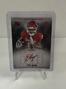 Eric Gray 2023 Luminance Year One Red Ink Rookie Auto RC SP Sooners / NY Giants - Picture 1 of 2
