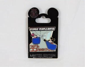 Disney 35th Anniversary WEDWay PeopleMover Mickey & Minnie 3-D Pin LE 1000 RARE. - Picture 1 of 1