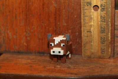Minecraft Mini Figura Vaca Marrón Foto 1 de 2