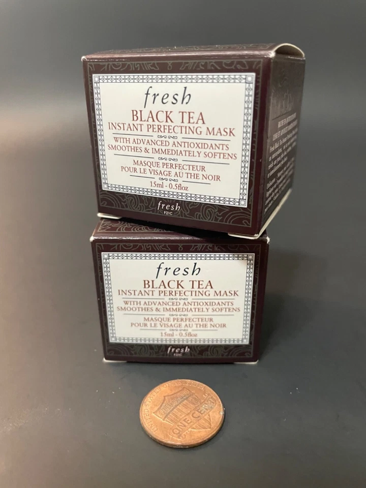 FRESCO “TÉ NEGRO”: MÁSCARA PERFECCIONADORA INSTANTÁNEA DÚO .5 fl oz x 2 / Muestra Foto 1 de 1
