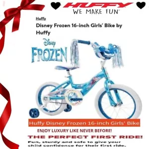 HUFFY Disney BIKE Kids FROZEN Child BICYCLE Princess CYCLE Training Wheels Ride - Picture 1 of 21