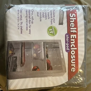 Storage Shelf Enclosure, Durable Wire Shelving Cover, Best Protection for  - Picture 1 of 11