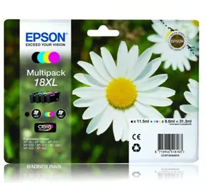 Cartuchos de tinta T1816 Epson 18XL Multipack originales XL serie Daisy C13T18164012 - Imagen 1 de 1