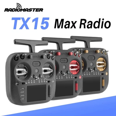 RadioMaster TX15 MAX Radio Controller 2.4G 16CH RC Transmitter 3.5" ExpressLRS - Image 1 of 4
