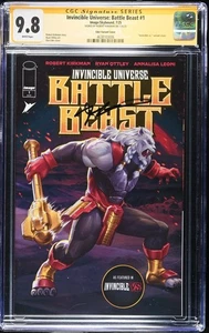 Battle Beast #1 CGC 9.8 SS signiert Robert Kirkman SDCC 2025 Panel Invincible Vs - Bild 1 von 2