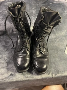 Vintage schwarz Ro Search Kampf Militär Dschungel Stiefel Herren Größe 8,5 W kostenloser Versand - Bild 1 von 7