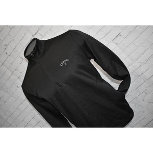 Camisa pulóver de golf Callaway para hombre talla mediana rendimiento con bolsillos negra - Imagen 1 de 6