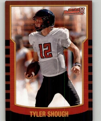 2021-22 Bowman University Tyler Shough 2000 Bowman #2KB-15 Texas Tech - Image 1 of 2