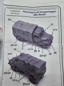 Arsenal- M 1:87 Hanomag AL28 Gruppenwagen alter Bauart - Bild 1 von 3