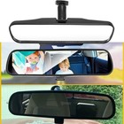 Universal Inner Inside Interior 8 Inch Rearview Rear View Mirror w/Adhesive Kit