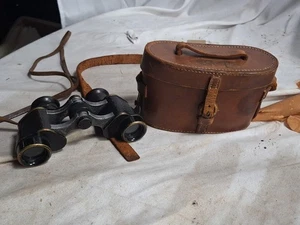 C. P. Goerz Universal 4 1/2x German Binoculars w. Leather Case - Picture 1 of 8