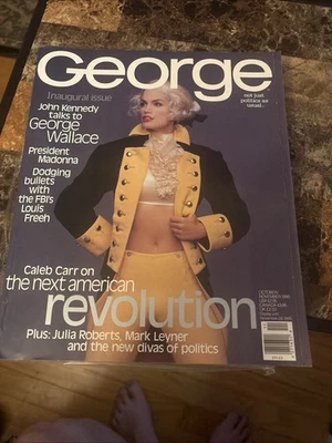 JFK Jr George 1st issue, Cindy Crawford 1995, Inaugural Issue, Very Good - Imagem 1 de 4