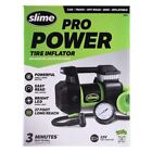 Slime Pro Power Tire Inflator Easy Read Dial Guage Bright LED Work Light 12v 1pk