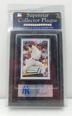 Superstar Collectors Authentic Plaque 5x7 New York Yankees Mariano Rivera MLB Cover