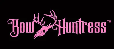 Calcomanía de caza marca Bow Huntress, pegatina de arco compuesta, mujer, flecha, cazador, cráneo Foto 1 de 2