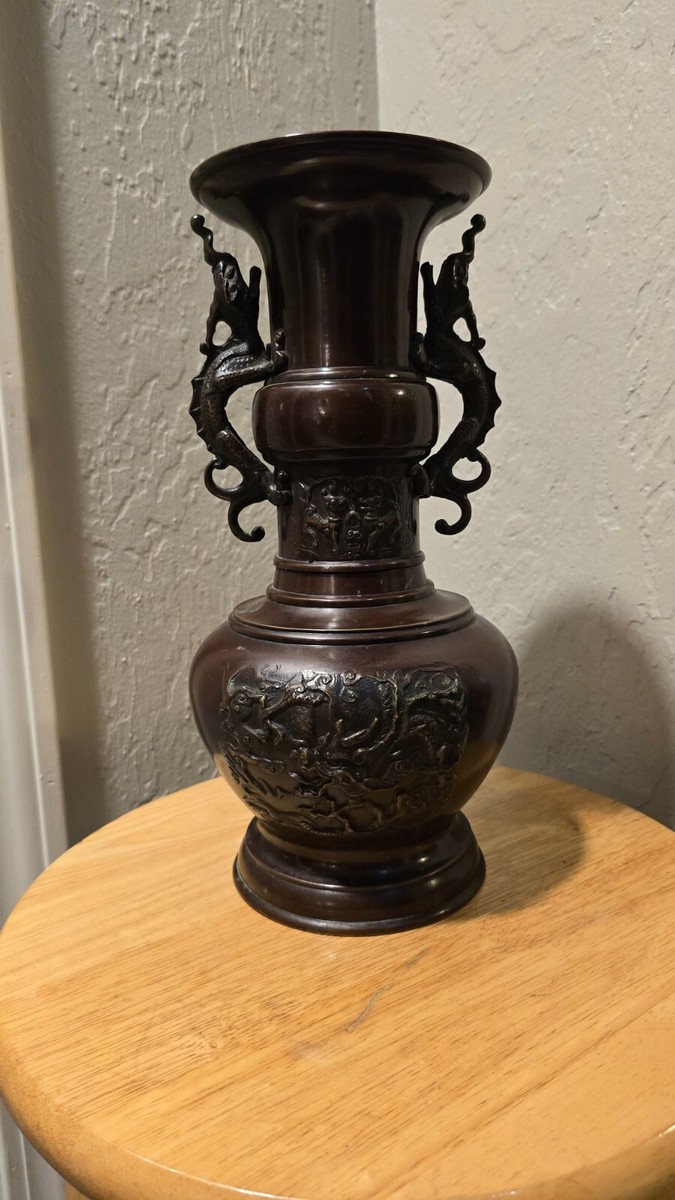 中国 古銅青銅 花文 水滴 水注 V R7532