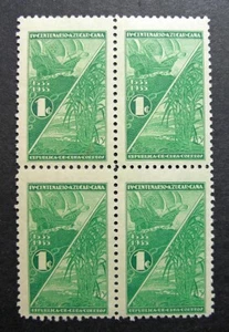 Indias Occidentales 1937 Scott #337 MH/MNH OG Bloque - Scott 2010 ¡Valor de catálogo $5,75! - Imagen 1 de 2