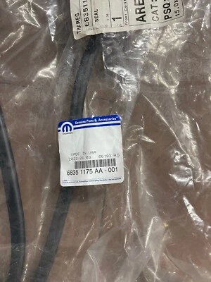 Sello de vidrio para techo corredizo Mopar genuino 68351175AA CARGADOR DODGE JUNTA HELLCAT Foto 1 de 2