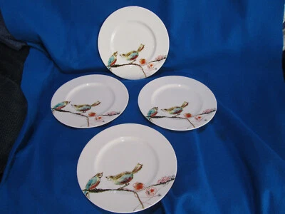 4 New LENOX CHIRP LUNCHEON / SALAD PLATES - 9 1/2" - Image 1 of 4