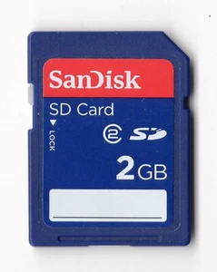 Sandisk 2GB SD Class 2 Camera Memory Card - Picture 1 of 1