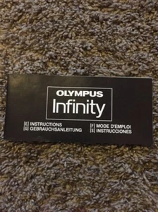 Olympus Infinity Bedienungsanleitung, exc. cond. 55 Seiten, versandkostenfrei. - Bild 1 von 3
