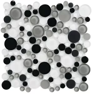 Einfache Fliese - Glasmosaikfliese für Küche Backsplash, GM 4102A - Tapioka - Bild 1 von 5