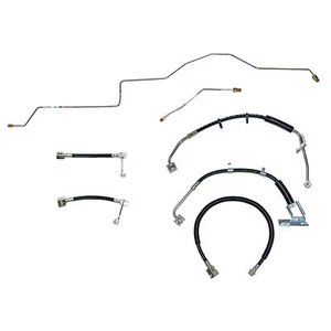 Kit completo de manguera de freno para Dodge Ram 1500 2002-05 AWABS acero inoxidable HSK0062SS - Imagen 1 de 1