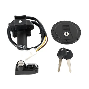 Ignition Switch Fuel Filler Cap Helmet Lock Set For KAWASAKI KLX300/SM 21-23 CA - Picture 1 of 10