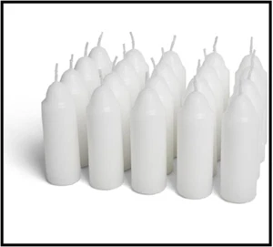 UCO 9 Stunden weiße Kerzen Kerzenlaternen und Notfallvorsorge, 20er Pack, 20 - Bild 1 von 5