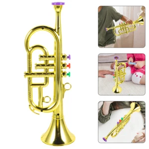 Three Tone Trumpet Toy Toddler Musical Toys for Babies Realistic Prop - Picture 1 of 12