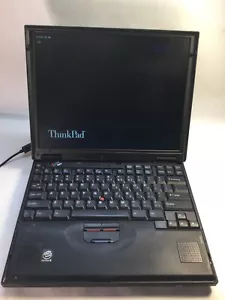 IBM ThinkPad 600 12" Laptop Intel Pentium II Vintage- BOOTS/BAD KB/OPTICAL - MZ - Picture 1 of 7