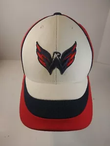 REEBOK NHL WASHINGTON CAPITALS BASEBALL CAP FACE OFF HEADWEAR SIZE S/M - Picture 1 of 8
