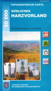 Wanderkarte Südliches Harzvorland mit Kyffhäusergebirge und Hainleite; Blatt 56 - Bild 1 von 1
