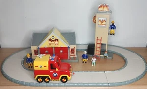Fireman Sam Bundle Norman Price Station Officer Steel Venus Truck With Track. - Picture 1 of 13